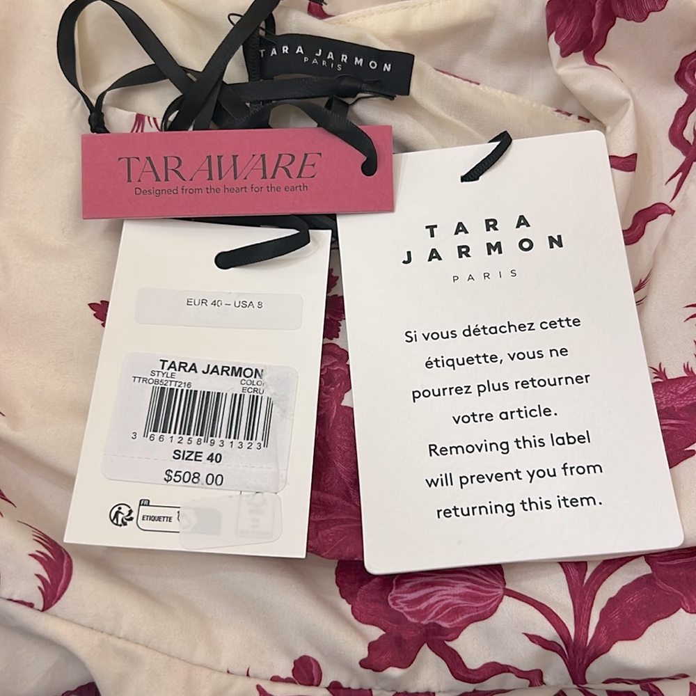NWT TARA JARMON PARIS Romanne
floral printed - Picture 9 of 9